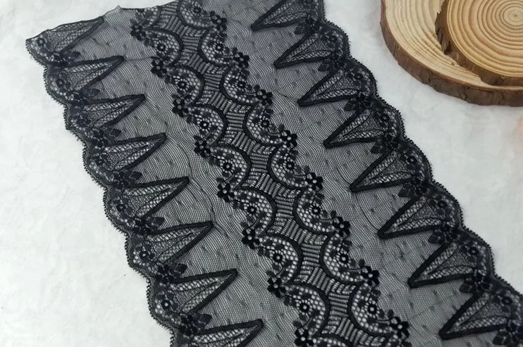 1 метр 21 см ширина декоративная ткань эластичная нейлоновая кружевная Красивая