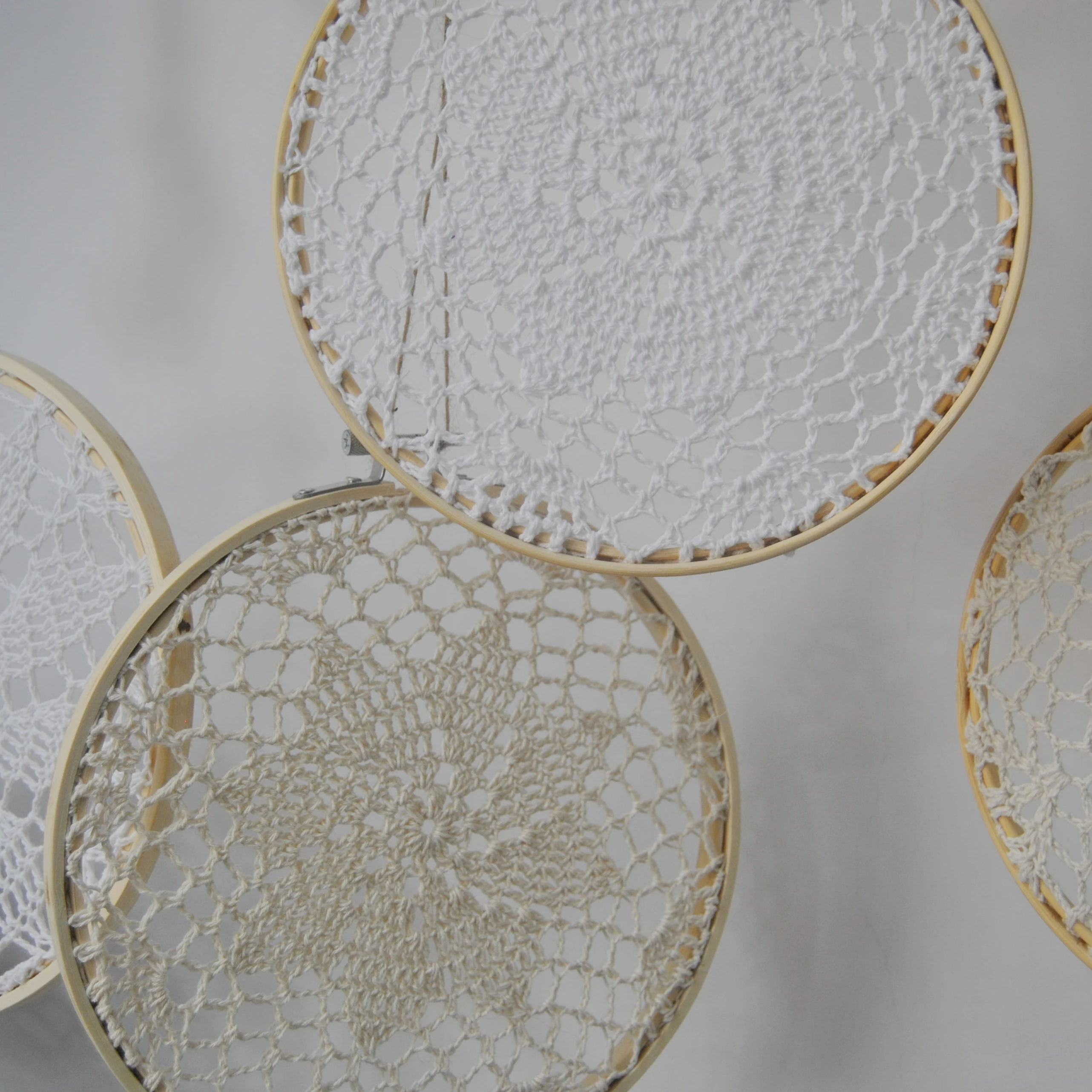 

Макраме ручной работы в скандинавском стиле Ловец снов плетеная настенная подвеска Украшение комнаты фермерский Декор № B040 диаметр 20-26 см