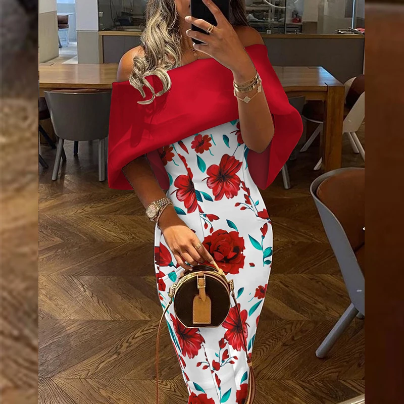 Женское повседневное однотонное длинное платье элегантное дизайнерское