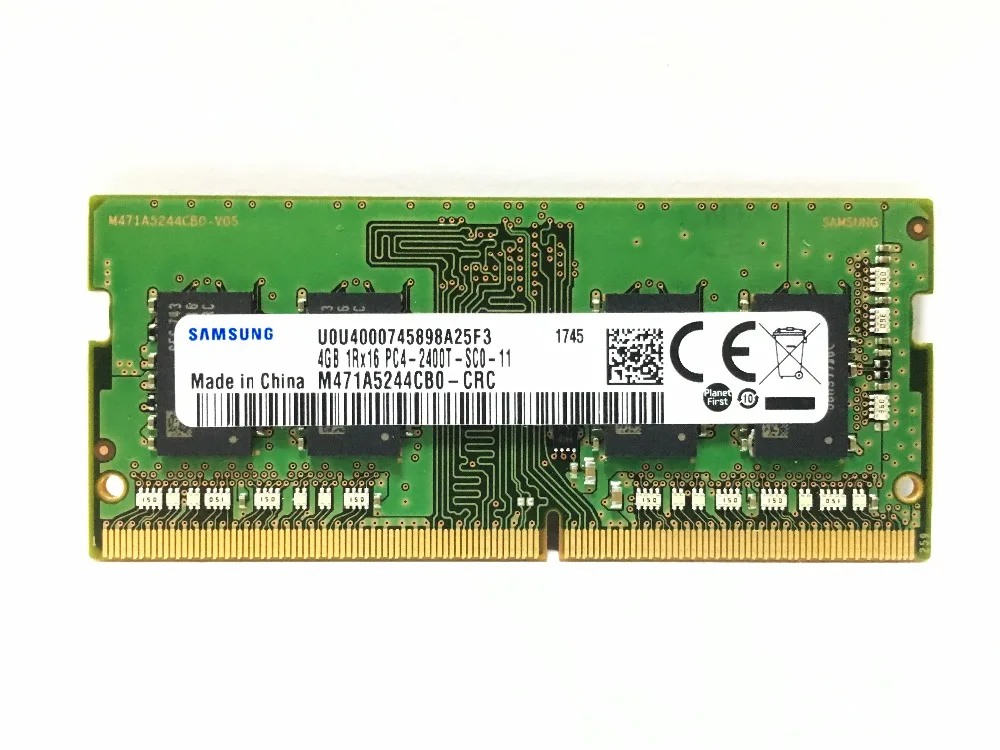 Оперативная память Samsung для ноутбука ddr4 8 ГБ 4 16 PC4 2133 МГц или 2400 2666 2400T 2133P в Память