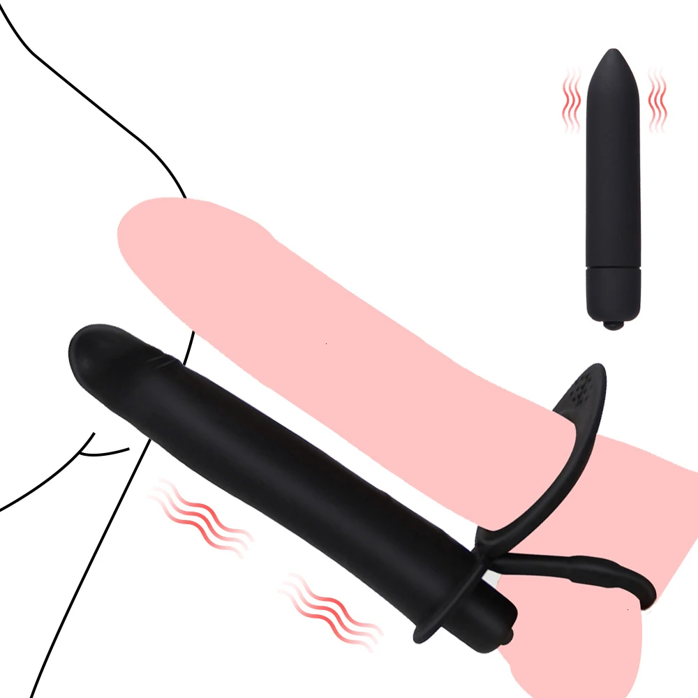 Искусственный пенис страпон фаллоимитатор двойного проникновения секс-игрушки