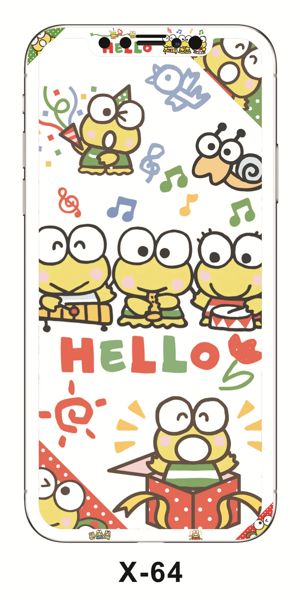 

Bear Cartoon Pattern Tempered Glass For iPhone 11 Pro Max X XS XR Screen Protector 3D Soft Edge