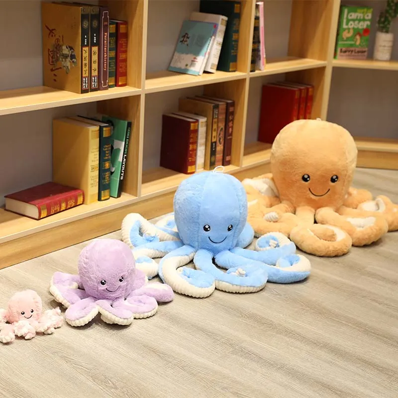 Cartoon Lovely Simulation Octopus Pendant Plush Stuffed Toy Soft Animal Home Accessories Cute Animal Doll Children Birthday Gift images - 6