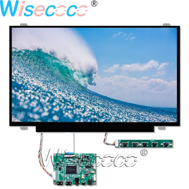 Wisecoco 14 дюйма тонкий матовый ЖК дисплей Панель 1080P FHD + 30 контактов eDP MINIHDMI Динамик