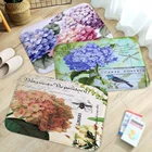 3D коврик для входной двери, коврик с цветочным принтом, коврик для двери, кухни, детской комнаты, коврики, коврик 40*60 см