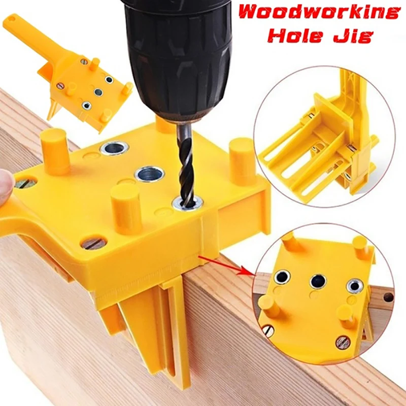 

41pcs/set 6/8/10mm Woodworking Dowel Jig Drill Bits Wood Dowel Drilling Hole Saw Handheld Jig Drill Guide Accessories