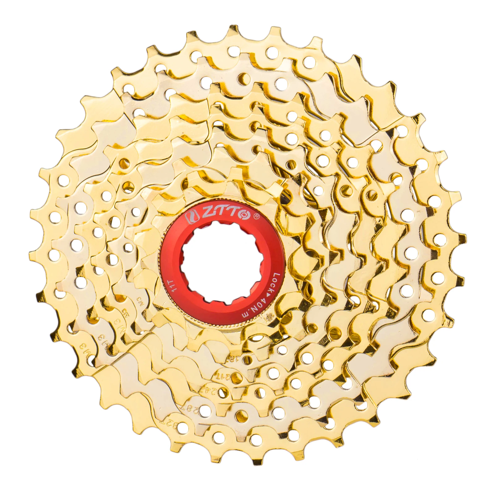

ZTTO Mountain Bike Flywheel 8-speed 32T Gold Flywheel Cassette Flywheel Bicycle Parts Climbing Cycling Flywheel Tooth