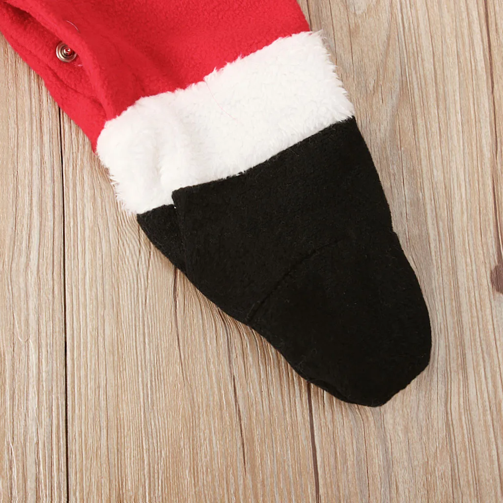 

TELOTUNY Christmas Winter Plus velvet warm thick rompers infant Baby Boy Girl Jumpsuit Costume Romper+Hat Outfits Set ZO09