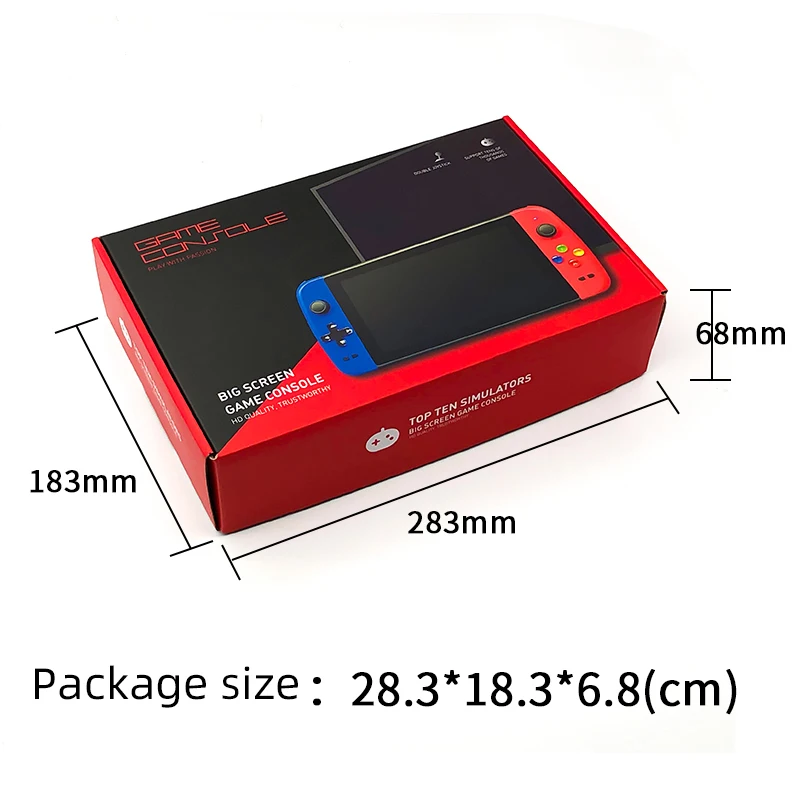 

PS7000 Video Game Console 7 Inch Quad-Core HD LCD Screen 4000+ Games Retro Game Console Portable Handheld Game Player