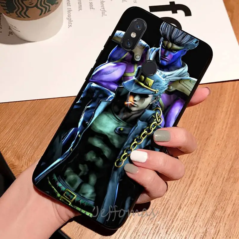 

JoJo Bizarre Adventure Phone Case For Xiaomi Redmi note 7 8 9 t max3 s 10 pro lite coque shell cover funda