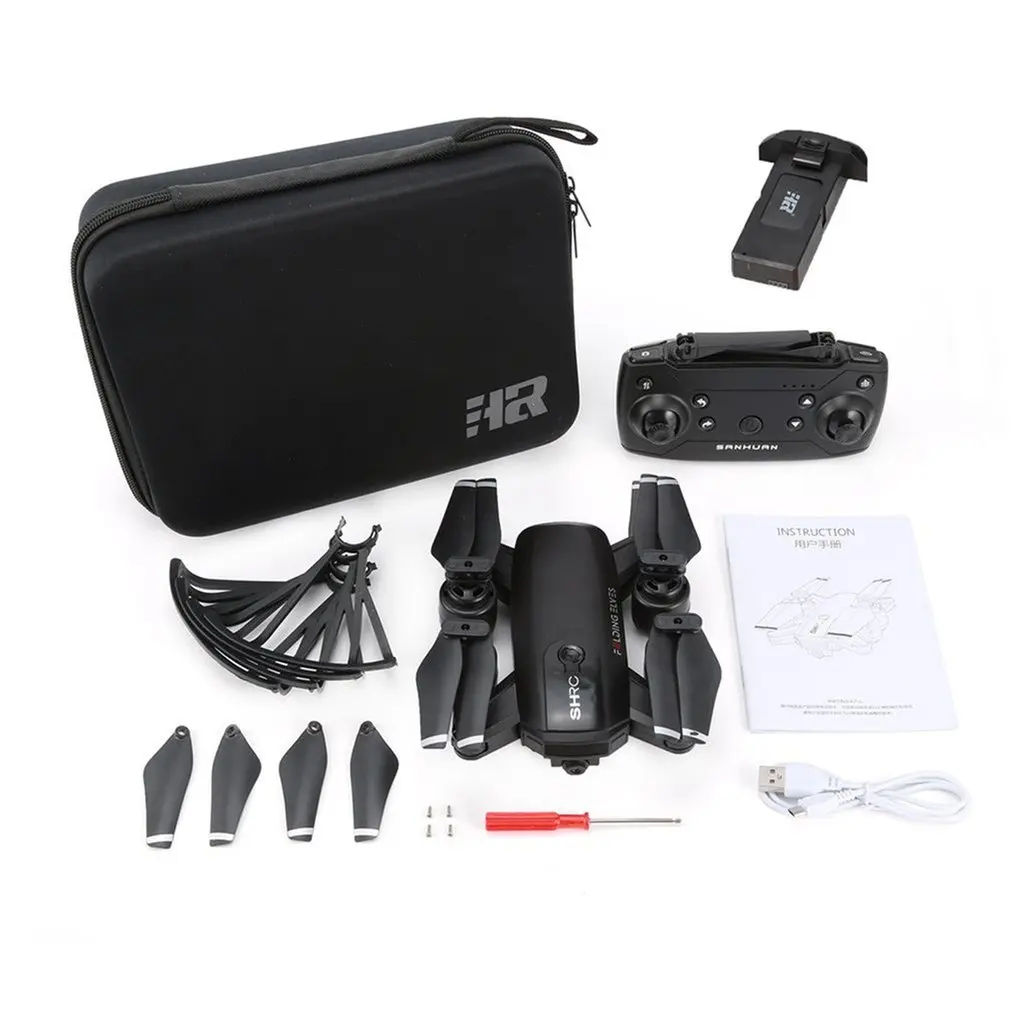5G 1080P 1B black Кпчш H1G Дрон Квадрокоптер с дистанционным управлением 720 P/1080 P 2,4G/5G Wi-Fi FPV gps Follow Me(следуй за мной режим складной 25 минут времени полета Дрон Квадрокоптер с дистанционным управлением - Цвет: 5G 1080P 1B black