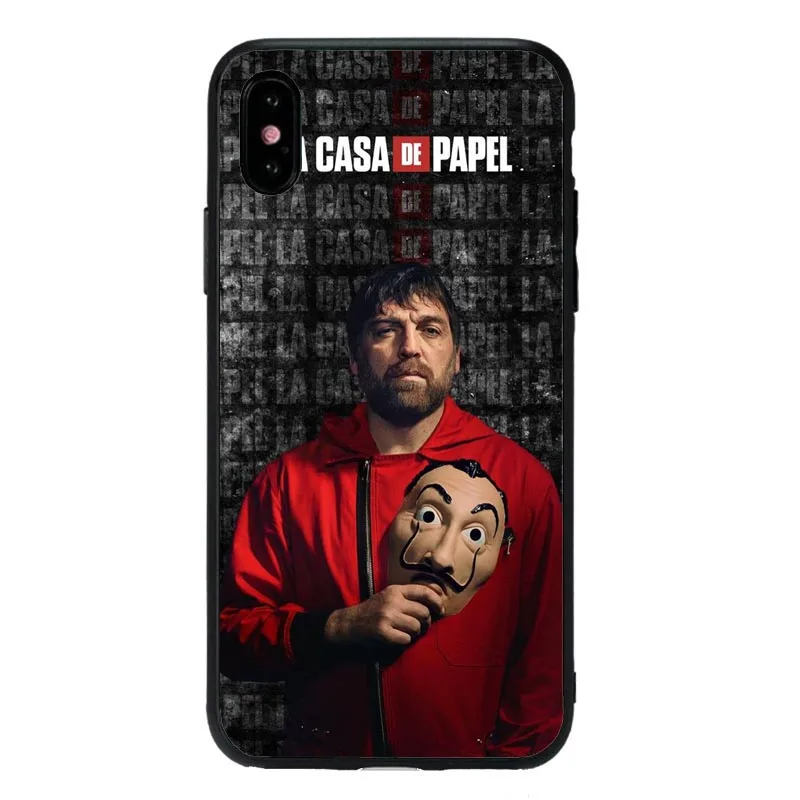 La Casa De Papel чехол для телефона с чехлом iPhone 11Pro 5S SE 6 6S Plus 7 8 8Plus XS MAX XR Мягкая
