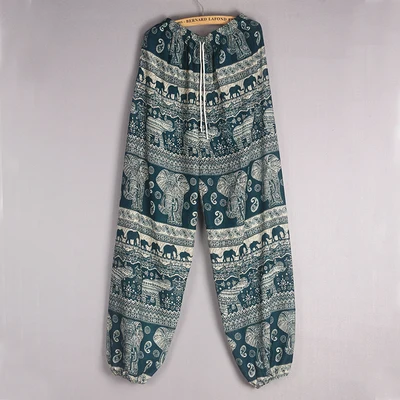 Летние Удобные Хлопковые Таиланд Индии в народном бандана слон кулиска на талии