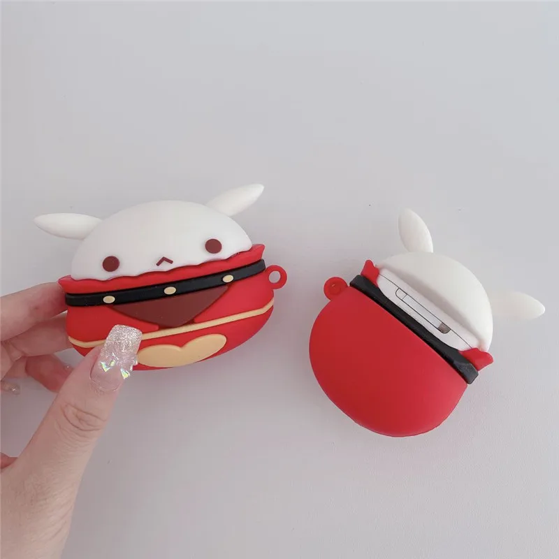 Популярная игра Genshin Impact для AirPods Pro Чехол милый мультяшный Klee Jumpy помолвка чехол