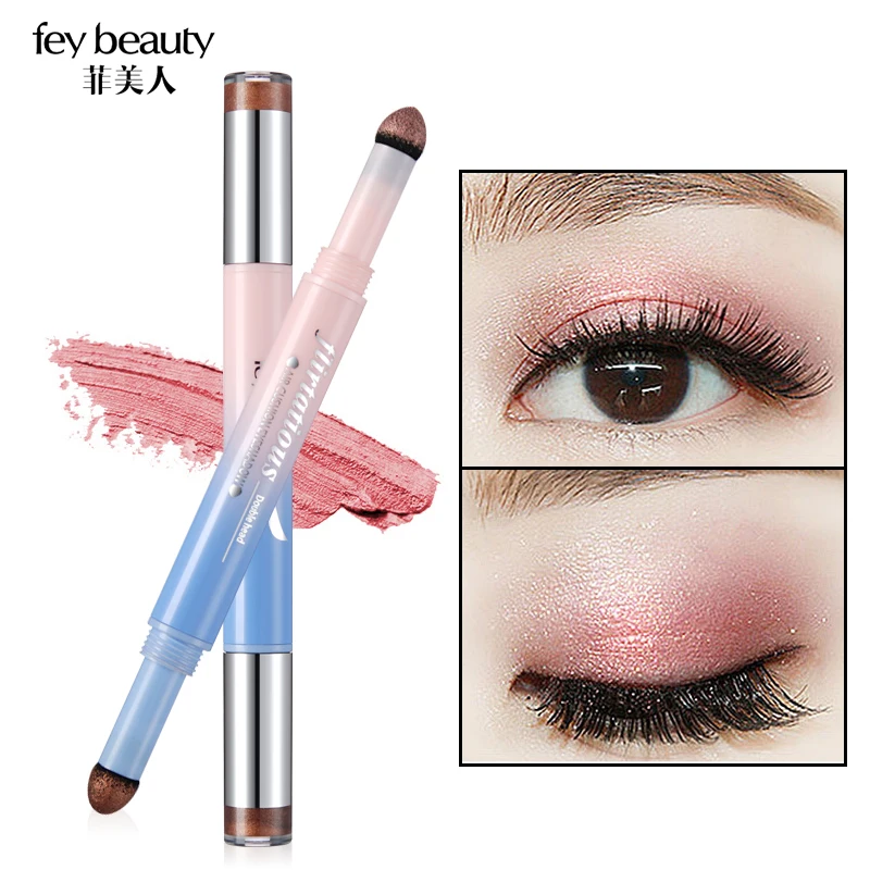 Тени для век FEY BEAUTY блестящие двойные подушечки Хайлайтер карандаш макияжа