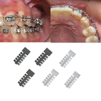 200pcs dental orthodontic high elastic rotation wedges for archwire bracketdental ligature torque rotary pad dentist tools