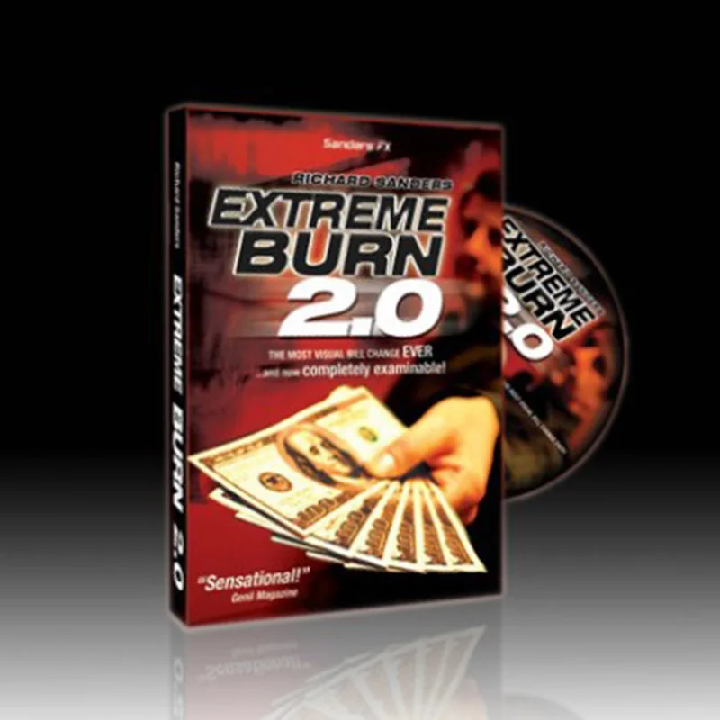 Экстремальное сжигание 2 0 (DVD + трюк) Волшебные трюки визуальная смена Билла Магия