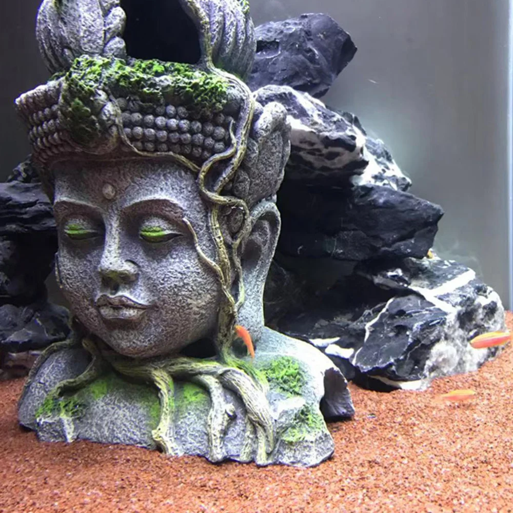 

Aquarium Statue Ornament Fish Tank Landscaping Hideout Cave Decoration