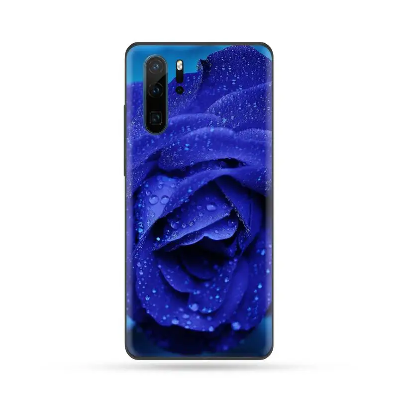 

Blue rose Phone Case For Huawei Mate 9 10 20 Pro lite 20x nova 3e P10 plus P20 Pro Honor10 lite