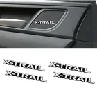 Наклейка с эмблемой 3D алюминиевая Эмблема для Nissan X-TRAIL, XTRAIL T30, T31, T32, 2013-2019, 4 шт.