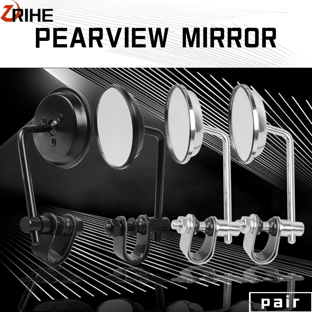 Мотоциклетные зеркала заднего вида Универсальные круглые на руль для Vespa GTS 300 Yamaha