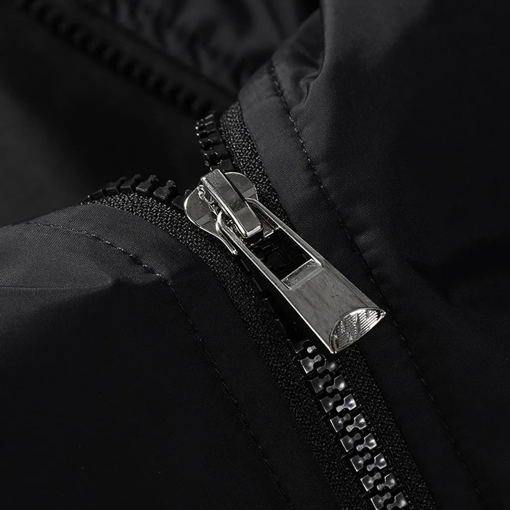 Мужская повседневная куртка на молнии однотонная уличная одежда верхняя для