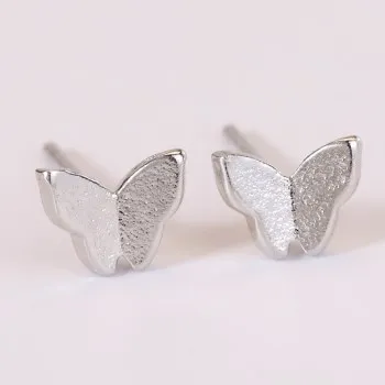 

Korean Style Butterfly Imitation Silver Earrings Female Earrings Cross-border Creative Student Earrings Wholesale 017