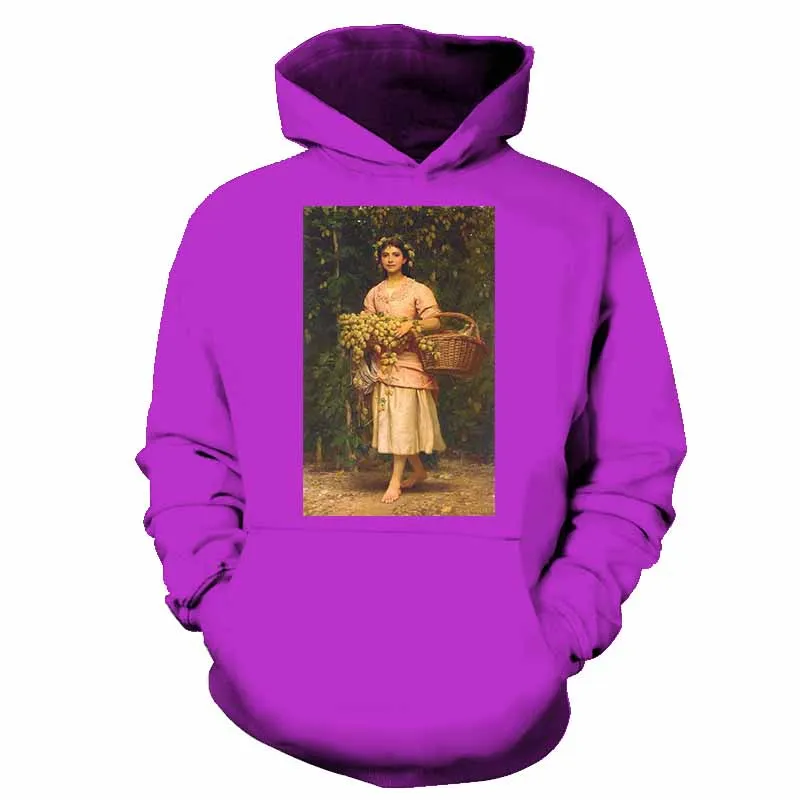 

World famous painting 3D printing men's hoodie art streetwear autumn hooded sweatshirt unisex casual sportswear