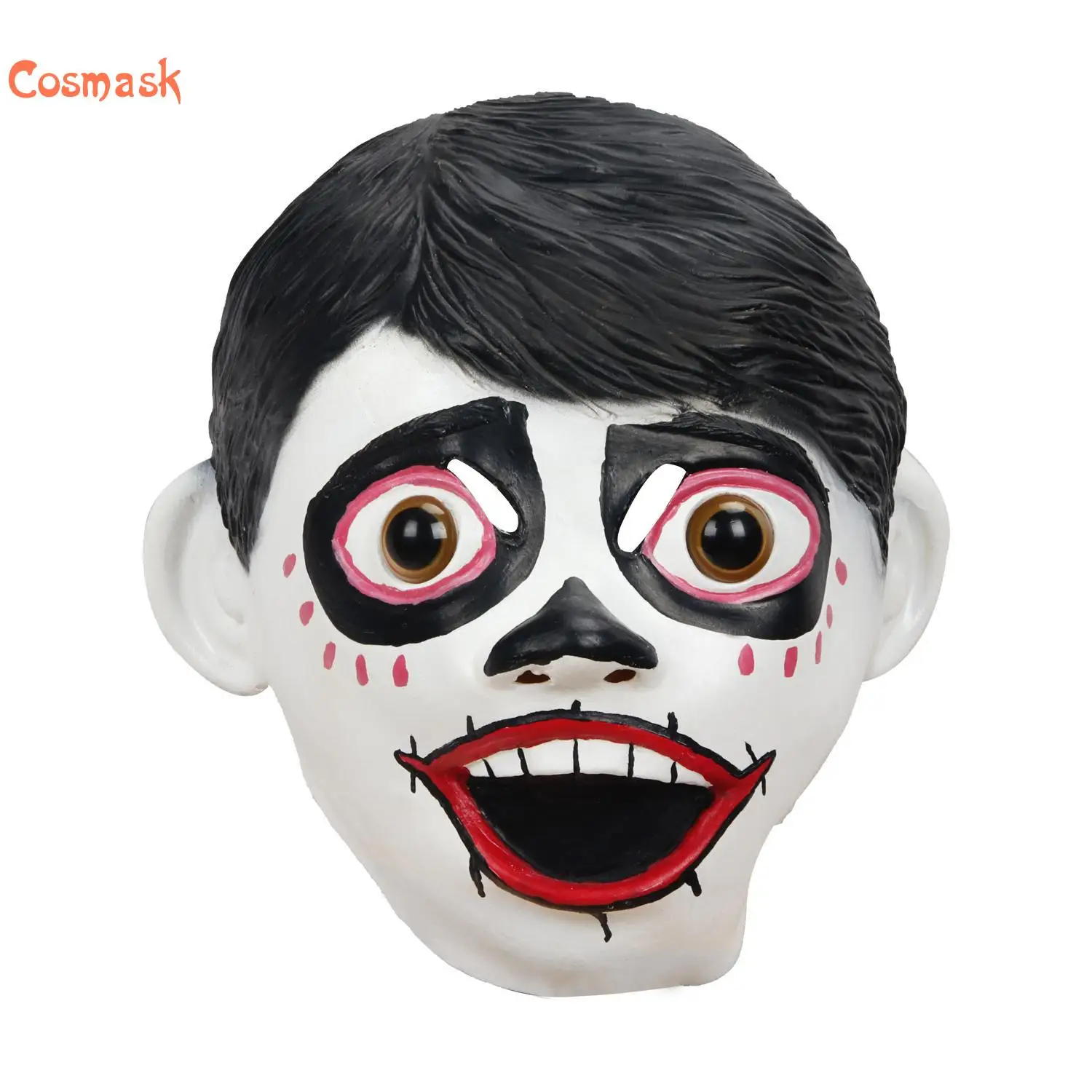 

Космаска Cospay MIG для маленьких мальчиков, маска Джуди, животное, костюм на Хэллоуин, реквизит в виде мяча, латексная маска на все лицо