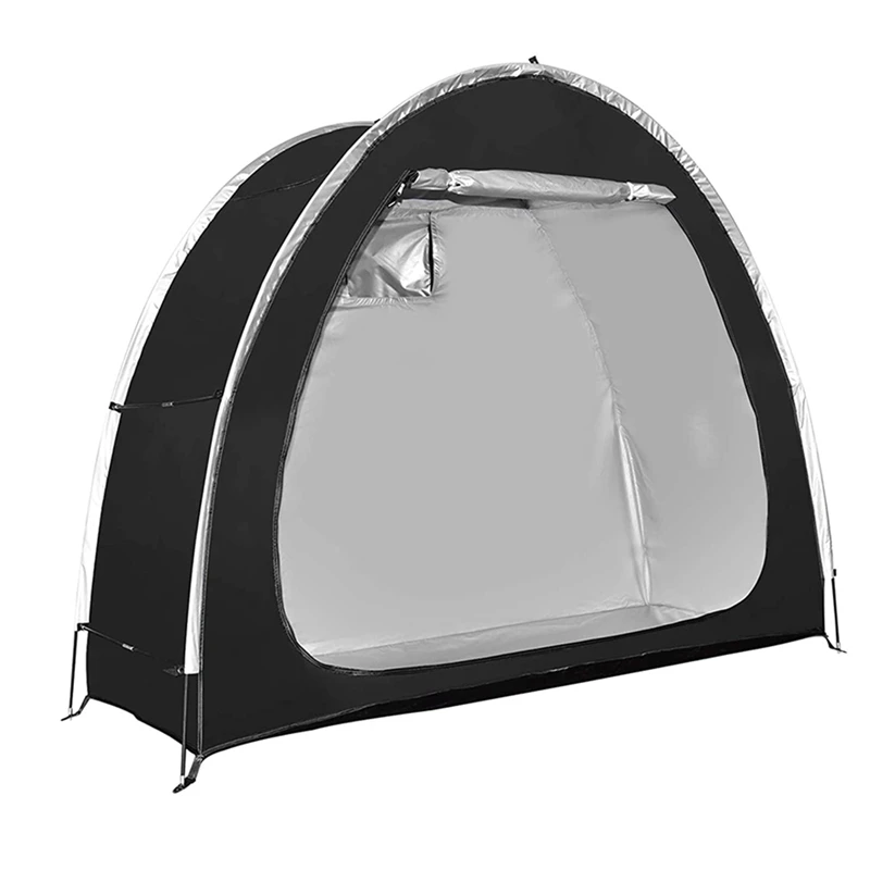 

Bike Tent Foldable Bike Storage Shed Waterproof Portable Bicycle Storage Cover Shelter with Window for Outdoor,Hiking