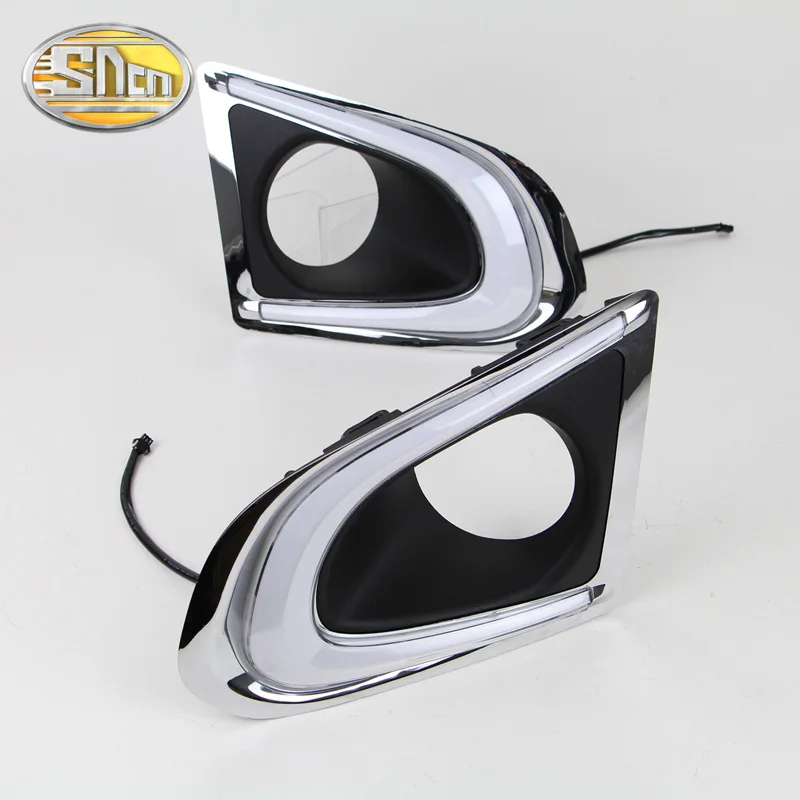 Светодиодный дневной светильник с желтым сигналом поворота LED DRL лампы 12V Для