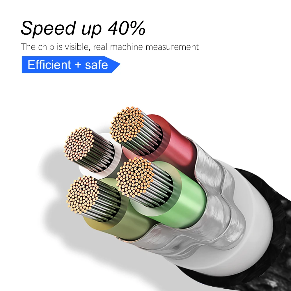 Кабель Olnylo Micro USB кабель для быстрой зарядки и передачи данных на 90 градусов Huawei