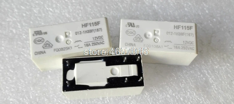 

5 шт./лот реле HF115F 012-1H3BF (167) 115F-1A-6P-12V