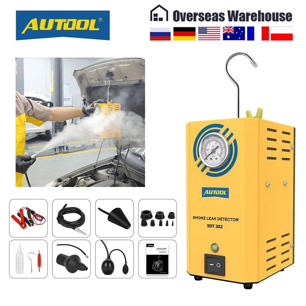Универсальный автомобильный детектор утечки AUTOOL SDT202 Evap вакуумный