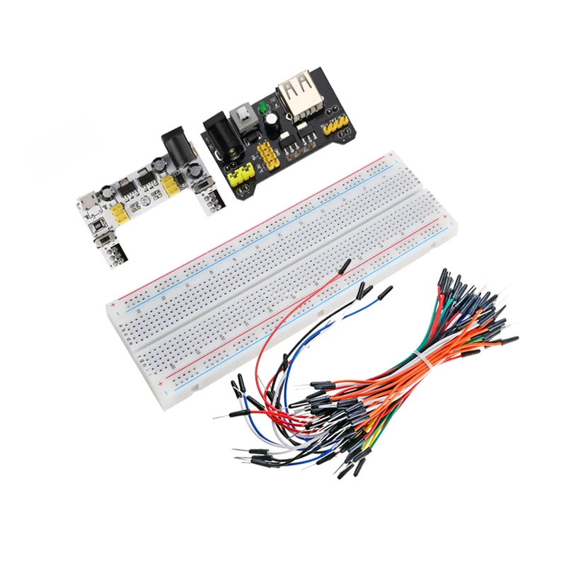 1pcs NEW MB 102 MB102 Breadboard 830 Point Solderless PCB Bread Board Test Develop DIY|Интегральные схемы| |