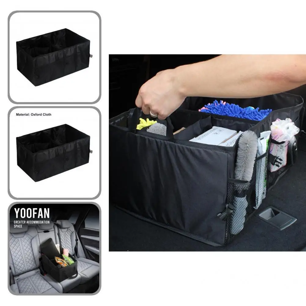

Popular Passenger Seat Small Car Caddy Organizer Trunk Storage Bag Lightweight Anti-scratch