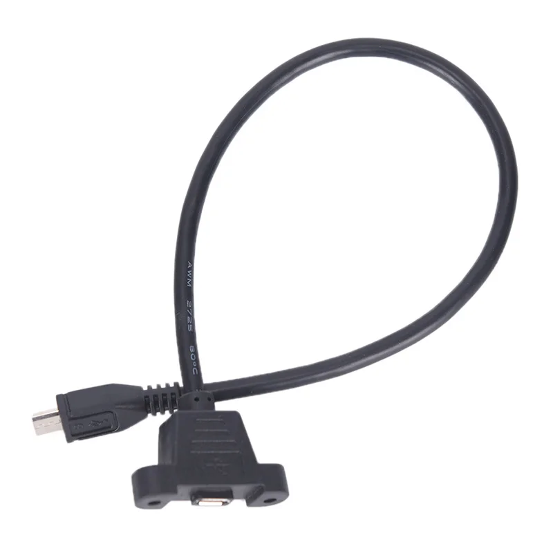 Горячая Распродажа Micro USB 2 0 разъем для Женский Удлинительный кабель 30 см 50 с