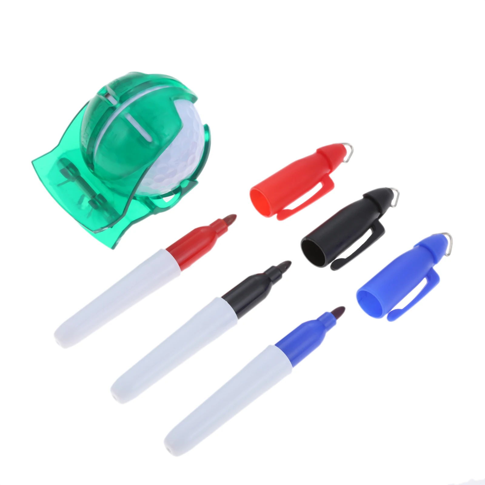 Набор инструментов для рисования игры в гольф с 3 пластиковыми