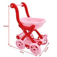 2020 original for barbies stroller assembly baby stroller trolley nursery furniture carts toys for barbies doll christmas