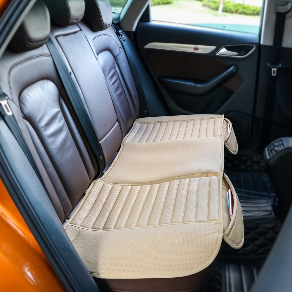 Economici Coprisedili Per Auto Cuscino In Pelle PU Protezione Per Seggiolino Auto Posteriore Per Tutto L'anno Uso Accessori Interni Auto Protezione Tappetino