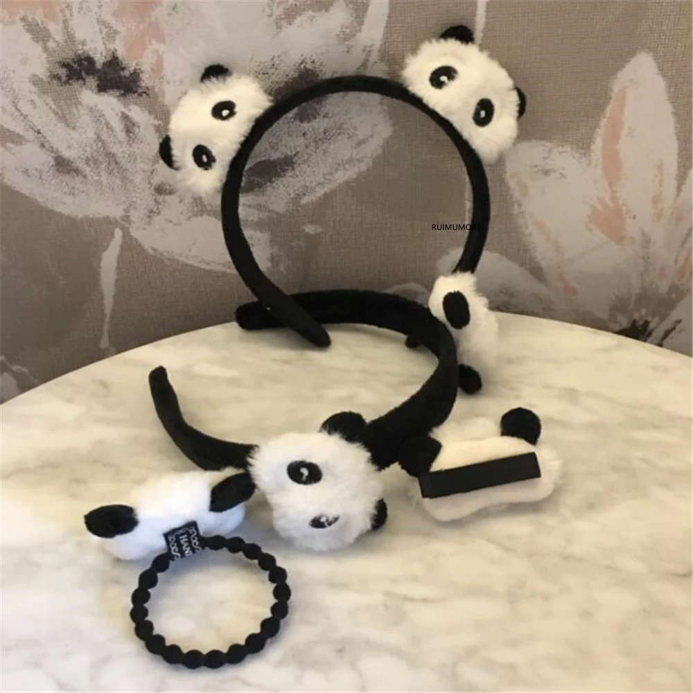 Милая маленькая панда аксессуары мягкая плюшевая игрушка в виде животного