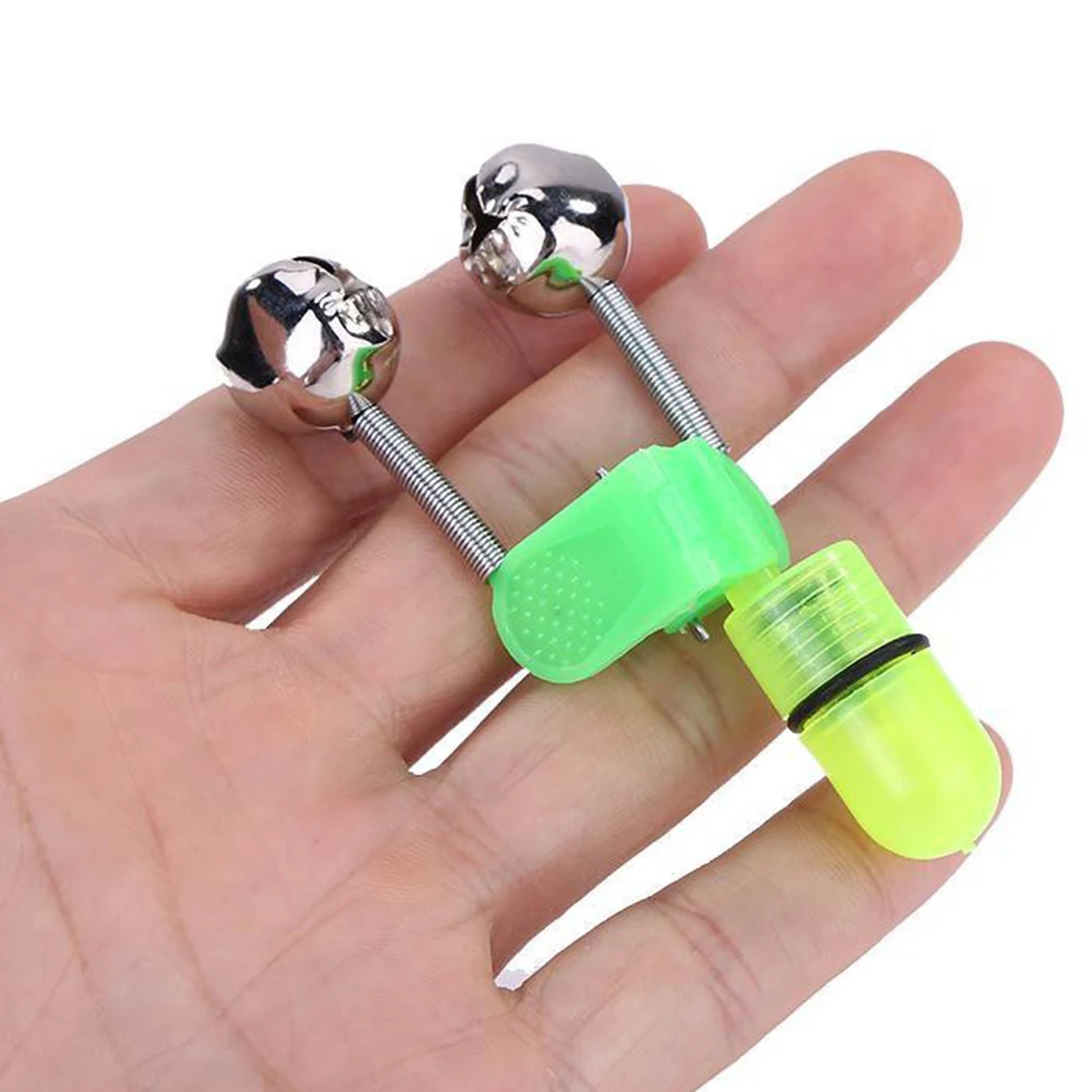 1 шт. светодиодный светильник удочка для ночной рыбалки наконечник Twin звенят