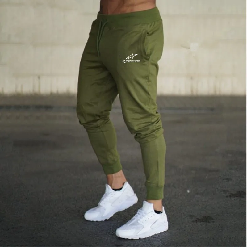 

2020 New Men's High Quality Brand Men Pants Fitness Casual Elastic Pants Bodybuilding Clothing Casual Sweatpants Joggers Pants