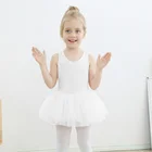 Белая балетная танцевальная одежда, хлопковый детский танцевальный костюм, юбка-пачка, одежда балерины для малышей