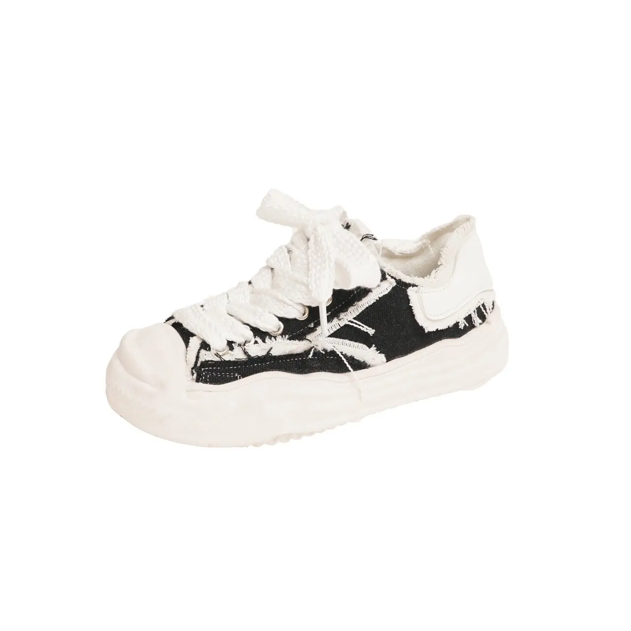 

2021 New Fashion Style Flat Shoes Denim Canvas Shoes Women All-match Casual Lace-up Sneakers Women's Sports Shoes