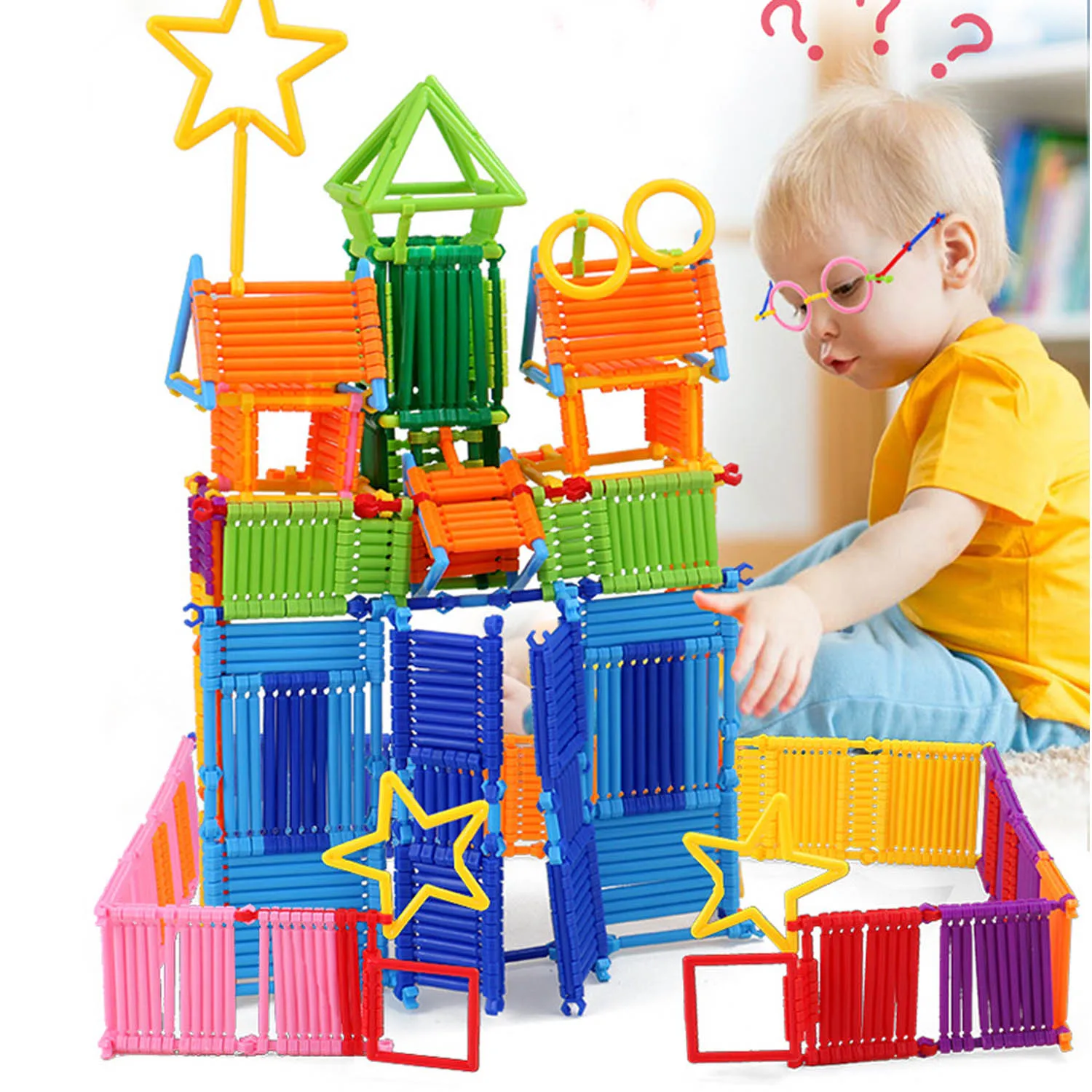 400 шт. 3D пазл строительные блоки бруски палочки строительной техники набор