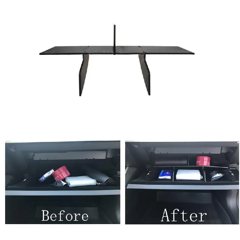 Автомобильный ящик для хранения отсек ABS перегородка Tesla Model 3 коробка перчаток