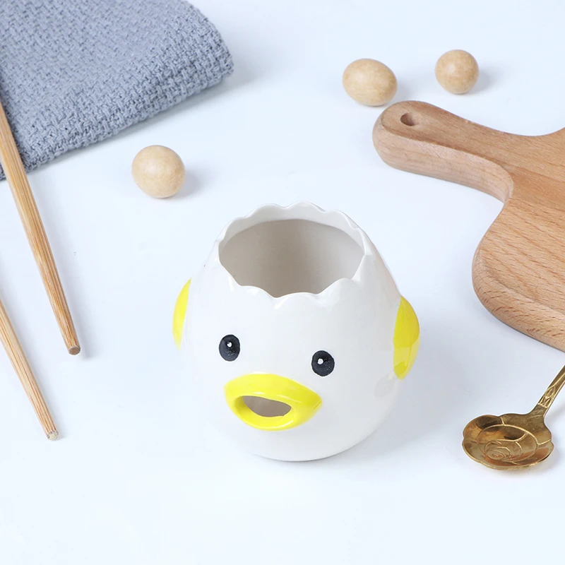 Кухонные креативные керамические разделители яичного желтка инструмент для