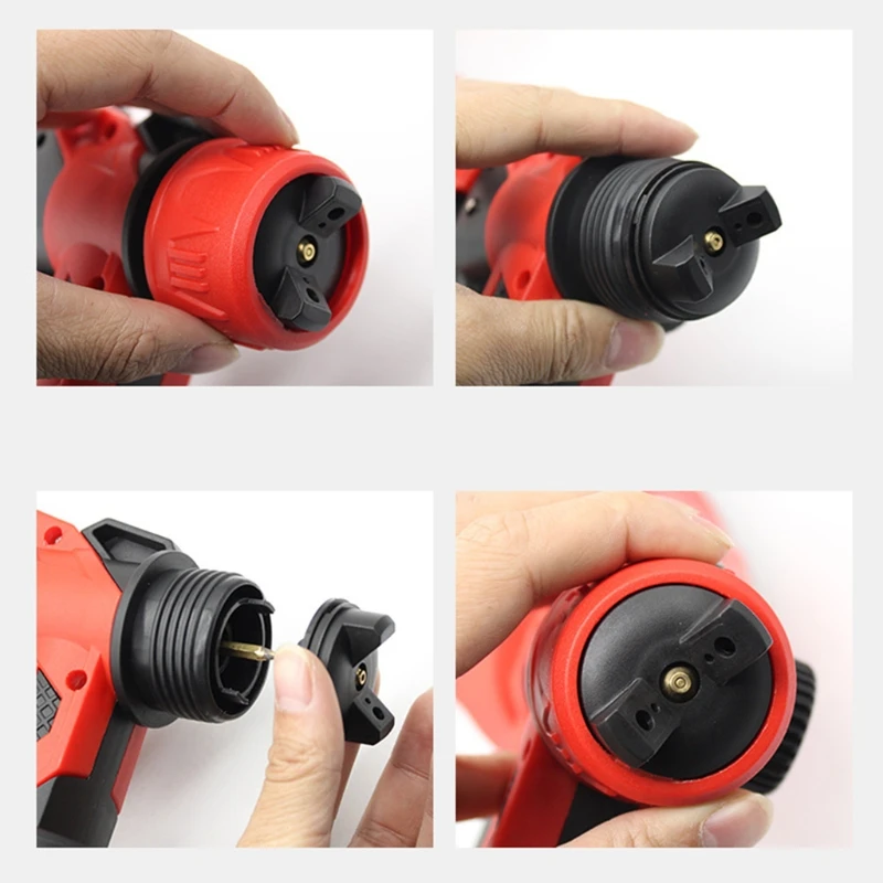 

550W Electric Spray 800ml Household Paint Sprayer Easy Flow Control Airbrush 11UA