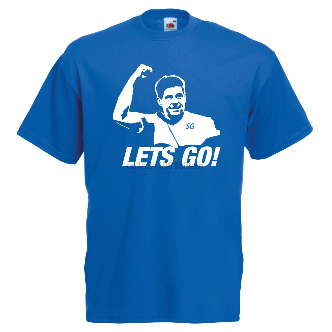 Футболка Steven Gerrard Lets Go Silhouette Glasgow Rangers Football Stevie G | Футболки